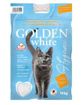 Golden grey White Katzenstreu mit Lavendelduft 14kg Golden grey White Katzenstreu mit Lavendelduft 14kg