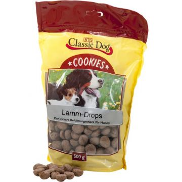 Classic Dog Snack Cookies Lamm-Drops 500g Classic Dog Snack Cookies Lamm-Drops 500g