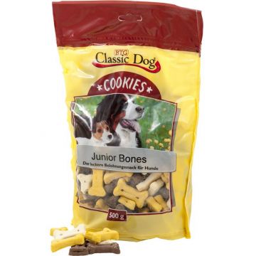 Classic Dog Snack Cookies Junior Bones 500g Classic Dog Snack Cookies Junior Bones 500g