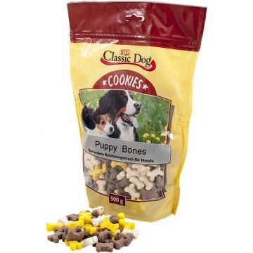 Classic Dog Snack Cookies Puppy Bones 500g Classic Dog Snack Cookies Puppy Bones 500g