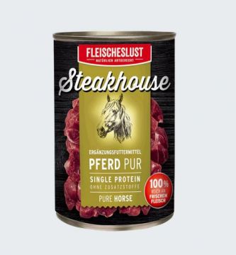 Fleischeslust Steakhouse Pferd pur 400g