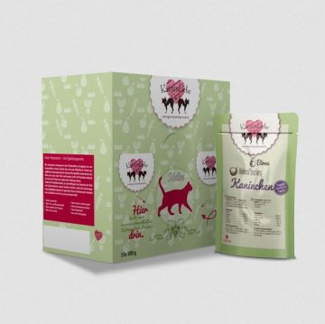 Katzenliebe Kaninchen mit Bio-Birne & Bio-Kokosflocken PB 100g (Menge: 15 je Bestelleinheit)