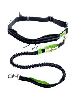 Wildborn Joggingleine mit verstellbarem Hüftgurt & Tasche