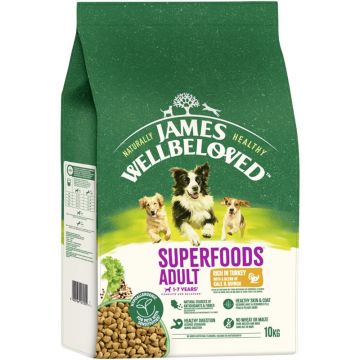 James Wellbeloved Dog Superfoods Truthahn mit einer Mischung aus Grünkohl & Quinoa 10kg