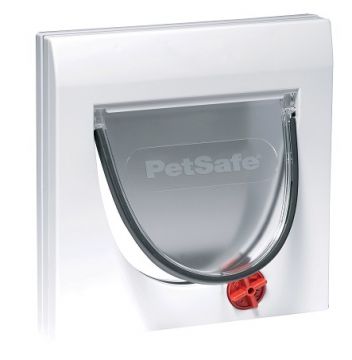 PetSafe Katzenklappe Classic manuell mit 4 Verschlussoptionen weiß PetSafe Katzenklappe Classic manuell mit 4 Verschlussoptionen weiß