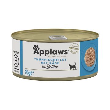 Applaws Cat Nassfutter Dose Thunfischfilet & Käse 70 g (Menge: 24 je Bestelleinheit)
