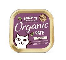 Lilys Kitchen Cat Organic Dinner Pate Turkey 85g (Menge: 19 je Bestelleinheit)