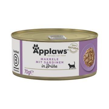 Applaws Cat Nassfutter Dose Makrele & Sardinen 70g (Menge: 24 je Bestelleinheit)