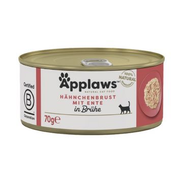 Applaws Cat Nassfutter Dose Huhn & Ente 70g (Menge: 24 je Bestelleinheit)