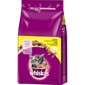 Whiskas Trocken Junior mit Huhn 1,9kg Whiskas Trocken Junior mit Huhn 1,9kg