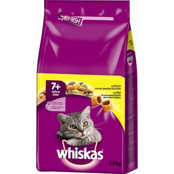 Whiskas Trocken Senior mit Huhn 1,9kg Whiskas Trocken Senior mit Huhn 1,9kg