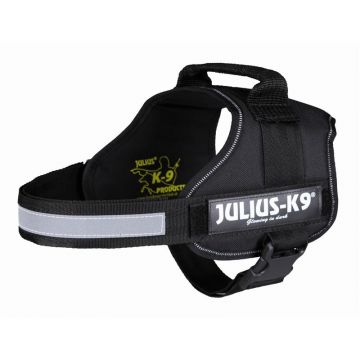 Julius K9 Powergeschirr Gr. 0 M bis L: 58 bis 76 cm, schwarz Julius K9 Powergeschirr Gr. 0 M bis L: 58 bis 76 cm, schwarz