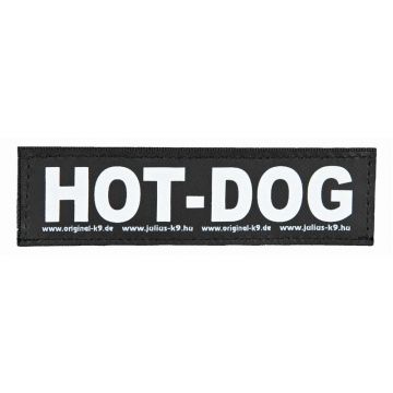 2 Julius-K9 Klettsticker HOT DOG 2 Julius-K9 Klettsticker HOT DOG