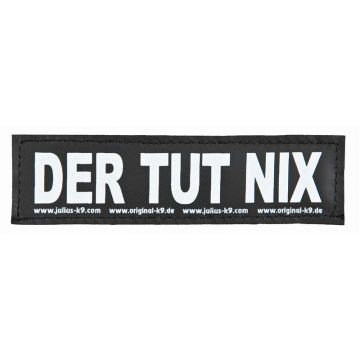 2 Julius-K9 Klettsticker DER TUT NIX 2 Julius-K9 Klettsticker DER TUT NIX