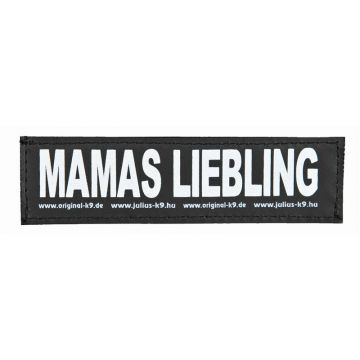 2 Julius-K9 Klettsticker MAMAS LIEBLING 2 Julius-K9 Klettsticker MAMAS LIEBLING
