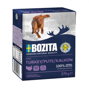 Bozita Happen in Gelee mit Pute 370 g (Menge: 6 je Bestelleinheit) Bozita Happen in Gelee mit Pute 370 g (Menge: 6 je Bestelleinheit)