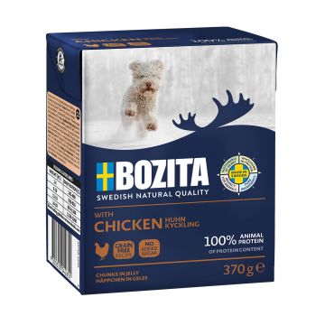 Bozita Happen in Gelee mit Hühnchen 370 g (Menge: 6 je Bestelleinheit) Bozita Happen in Gelee mit Hühnchen 370 g (Menge: 6 je Bestelleinheit)