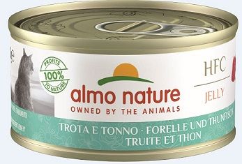 Almo Nature HFC Jelly Forelle & Thunfisch 70g (Menge: 24 je Bestelleinheit) Almo Nature HFC Jelly Forelle & Thunfisch 70g (Menge: 24 je Bestelleinheit)