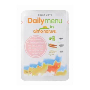 Almo Nature Daily Menu Thunfisch & Lachs 70g (Menge: 30 je Bestelleinheit)