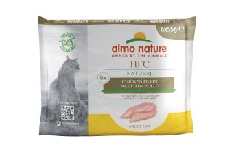 Almo Nature HFC Natural Hühnerfilet 6x55 g (Menge: 8 je Bestelleinheit)