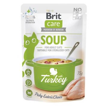 Brit Care Cat Soup with Turkey 75g (Menge: 15 je Bestelleinheit)