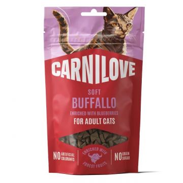 Carnilove Cat Soft Snack Buffallo with Blueberry 50g