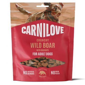 Carnilove Dog Snack Crunchy Wild Boar with Rosehips 200g