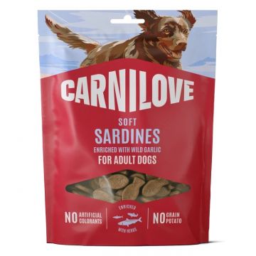 Carnilove Dog Snack Soft Sardines with Wild Garlic 200g