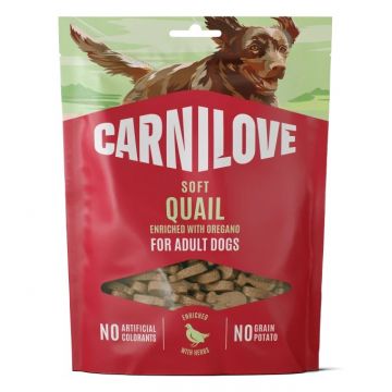 Carnilove Dog Snack Soft Quail with Oregano 200g