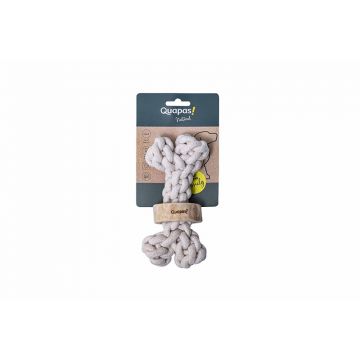 Quapas Dog Toy Coffeewood Bone M Quapas Dog Toy Coffeewood Bone M