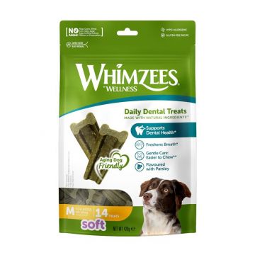 Whimzees Dog Soft Value Bag M 14 St&uuml;ck