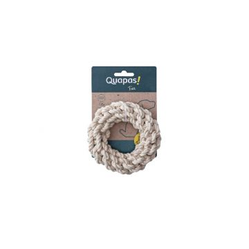 Quapas Dog Toy Rope Round Natural M 15 cm Quapas Dog Toy Rope Round Natural M 15 cm