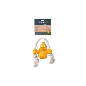 Quapas Dog Toy Fun Latex Duck with Rope Quapas Dog Toy Fun Latex Duck with Rope