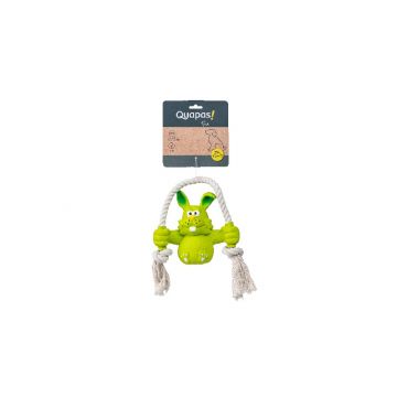 Quapas Dog Toy Fun Latex Rabbit with Rope Quapas Dog Toy Fun Latex Rabbit with Rope
