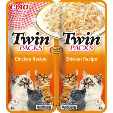 Inaba Cat Ciao TwinPack Chicken in Chicken Broth 2x40g